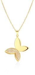SAVICKI pillangós nyaklánc: arany, gyémántok - savicki - 348 750 Ft