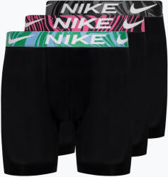 Nike Boxeri pentru bărbați Nike Dri-Fit Essential Micro Boxer Brief 3 pary black/aquarius bleu/laser fuchsia/grey