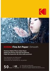 Kodak Fine Art Fotópapír, 230 g, 10x15 cm, 50 db (9891093) (KO-9891093)