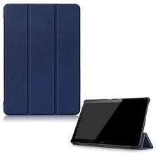 Gigapack GP-81101 Huawei Mediapad T5 10 WIFI / Mediapad T5 10 LTE sötétkék bőr hatású tablet tok (GP-81101)