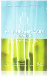 Holika Holika Ampoule Mask Sheet From Nature Hyaluronic Acid + Bamboo masca de celule cu efect hidrantant si hranitor 1 buc