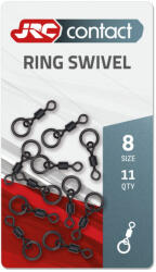 JRC Ring Swivel Size 8 - Nagyszemű Forgókapocs, 8-as méret, 11 db (1554034)