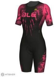 ALÉ R-EV1 PRO női jumpsuit, fekete/fluo pink (XS)
