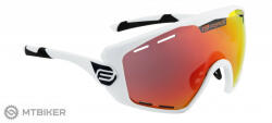 FORCE Ombro Plus szemüveg, matt fehér/piros lencsék