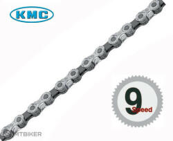 KMC X-9 lánc, 9-seb. , 116 szem