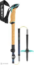 LEKI Bernina FX karbon botok, 100 - 120 cm, éjkék/sötétkék/mentazöld