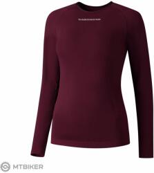 Shimano Vertex Long Base Layer női funkcionális póló, bordó (L/XL)
