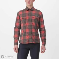 Castelli UNLIMITED FLANNEL ing, pompeji vörös (M)