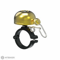 Lezyne Classic Hard Mount csengő, sárgaréz/fekete