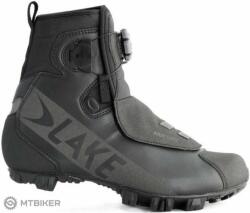 Lake MX146 Wide kerékpáros cipő, fekete/reflex (EU 42)