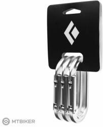 Black Diamond OVAL KEYLOCK 3 PACK karabiner készlet, polírozott