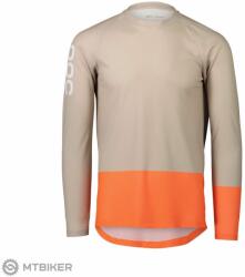 POC MTB Pure jersey, világos homokkő bézs/cink narancs (XXL)