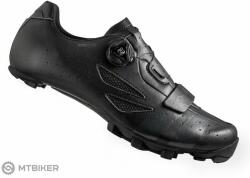 Lake MX218 Carbon kerékpáros cipő, fekete/szürke (EU 43)