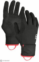 ORTOVOX Fleece Grid Cover női kesztyű, black raven (S)