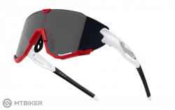 FORCE Creed szemüveg, fehér/piros/fekete tükörlencsék