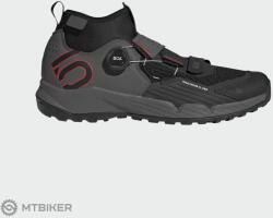 Five Ten Trailcross Pro Clip-In kerékpáros cipő, grey five/core black/red (UK 13.5)