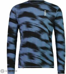 Mons Royale Cascade Merino Flex póló, kék mozdulattal (XL)