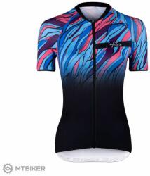 FORCE Life női trikó, fekete/kék/rózsaszín (M)