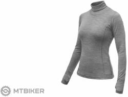 Sensor Merino Bold Neck női póló, hideg szürke (L)