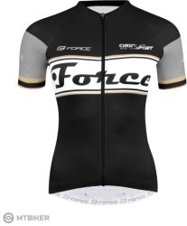 FORCE Retro női trikó, fekete/arany (XXL)