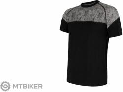 Sensor Érzékelő MERINO IMPRESS póló, fekete (XL) - mtbiker - 26 799 Ft