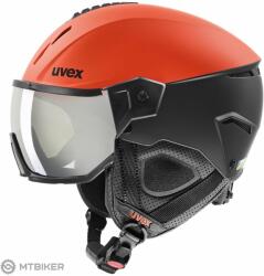 uvex Instinct visor sisak, heves piros/fekete szőnyeg (59-61 cm)