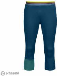 ORTOVOX Fleece Light 3/4 aláöltözet nadrág, petrol blue (XL)
