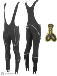 FORCE Z70 Softshell kantáros nadrág kerékpáros betéttel, fekete (XXL)