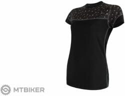 Sensor MERINO IMPRESS női póló, fekete (S) - mtbiker - 26 899 Ft