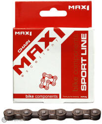 MAX1 lánc 8 sp. , 116 láncszem, barna