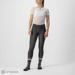 Castelli VELOCISSIMA THERMAL női 3/4-es nadrág, fekete/reflex (S)