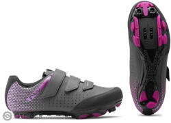 Northwave Origin 2 női kerékpáros cipő, anthracit/metal fuchsia (EU 37)