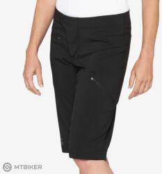 100% Ridecamp Women; s Shorts női rövidnadrág, fekete (L)