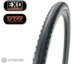 Maxxis Receptor 700x40C EXO DC külső gumi, TR, kevlárperemes, black