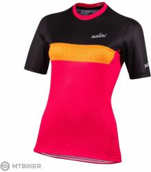 Nalini MTB Lady női póló, rózsaszín/fekete/narancs (M)