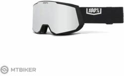 100% Snowcraft XL szemüveg, fekete/HiPER ezüst tükör