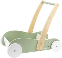 Viga Toys Дървена количка за бутане/проходилка Viga PolarB - Зелена (44077) - ozone Проходилка