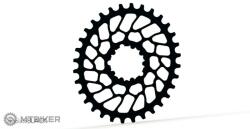 absoluteBLACK abszolút BLACK OVAL32 Sram BB30 váltókar, 32T, ovális