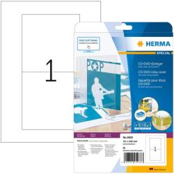 HERMA CD-Einleger A4 weiß 121x242 mm nicht klebend 25 St. (5033) (5033)
