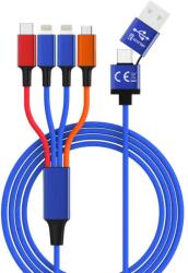 Smrter Hydra Elite 6in1 Töltő kábel - Többszínű (1.2m) (SMRTER_ELITE_L_MIX) (SMRTER_ELITE_L_MIX)