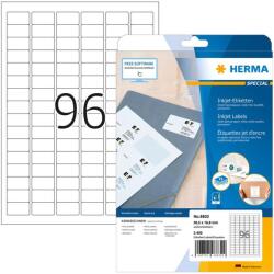 HERMA Inkjet-Etiketten A4 weiß 30, 5x16, 9 mm Papier 2400 St. (8832) (8832)