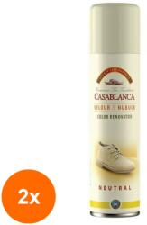 Casablanca Set 2 x Spray Impermeabilizare Pantofi si Imbracaminte Nabuc, 160 ml, Casablanca Water Stop (ROC-2xMAG1018652TS)