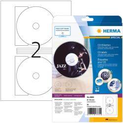 HERMA Inkjet CD-Etik. Maxi A4 weiß 116 mm glänz. 20 St. (8885) (8885)