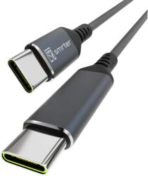 Smrter Speedy 100 USB-C apa - USB-C apa 2m - Fekete (SMRTER_SPEEDY100_L_AT) (SMRTER_SPEEDY100_L_AT)