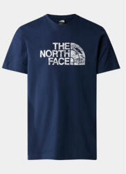 The North Face Tricou Woodcut Dome NF0A87NX Bleumarin Regular Fit