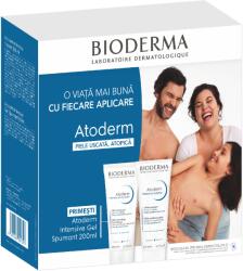BIODERMA Pachet Atoderm Intensiv Balsam, 200 ml + Intensiv gel spumant, 200 ml, Bioderma
