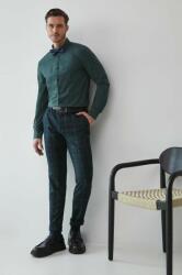 MEDICINE camasa barbati, culoarea verde, cu guler clasic, slim ZBYX-KDMB92_67A