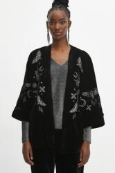 Medicine kimono femei, culoarea negru ZBYX-KZDA02_99X