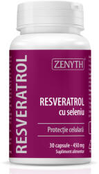 Zenyth Pharmaceuticals Resveratrol cu Seleniu, 30 capsule, Zenyth - minifarmonline