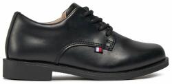 Tommy Hilfiger Pantofi Tommy Hilfiger Low Cut Lace Up Shoe T3B4-33174-1355 Black 999